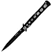 Whetstone Cutlery SteelCore Stiletto Linerlock Knife, Black