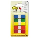 Post-it Flags, 1/2-Inch, Ideal For Marking And Flagging Paper Documents, Assorted Colors, 100 Flags per Dispenser (683-5CF)