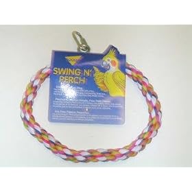 Booda 1 Ring Swing N-Feet Perch for Birds