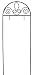 New Creative 22587 Garden Essentials Metal Scroll Design Post Holder, Black, ...