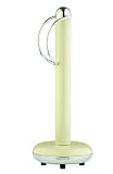 Typhoon Capsule Gloss Cream Steel Body Towel Holder with Chromed Steel Arm and Non Slip Feet