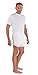 Men's Crew Neck Undershirt (Natural White, Small) Top Gifts for Father's Day MB6001-NWH-S