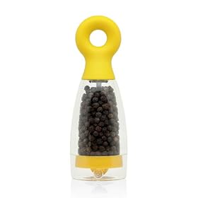 Arta Mezzo 5-1 2-Inch Pepper Grinder, Softkote Sun by Arta
