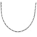 Sterling Silver 3.5mm Figaro Chain Necklace, 20