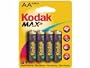 Kodak Max AA Battery(Kaa-4)