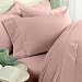 8PC Queen 1200 Thread Count Down Alternative Bed In a Bag - PINK Sheet Set, Duvet Set & Down Alternative