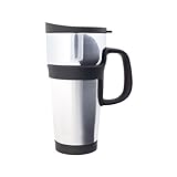 Timolino PCK-50V 16-Ounce Java Vacuum Traveler Tall, Brushed Stainless