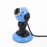 Premium 5.0 MP USB Webcam 4LED Night Vision - Blue