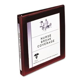 Framed View Binder With One Touch Locking EZD Rings, 1/2 Capacity, Maroon