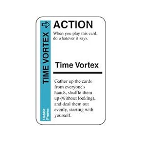 Fluxx Time Vortex Promo Game Card (NEW RULE) Works with All Fluxx Games!