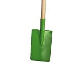 Produkt-Bild: Star 40131 Kinderspaten gr&uuml;n 12 cm breit,Holzstiel 75 cm