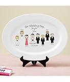 Personalized Wedding Gifts - Our Wedding Day Character Platter