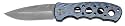 Taschenmesser mit Leichtmetallgriff blau eloxiert