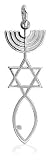 Sterling Silver Messianic Seal Charm