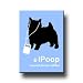 Norwich Terrier iPoop Fridge Magnet