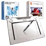 12X7.25IN Widescreen Slim Media Graphics Tablet 4000 Lpi with pen & Sw