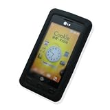 New LG KP500 Cookie Soft Silicone Skin Case - Black