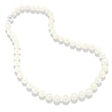 Valero Pearls Valero Classics Damen-Halskette S��wasser-Zuchtperlen wei� ca. 9,0-10,0 mm 45 cm 340314