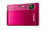 Sony DSC-TX5R Digitalkamera (10,2 Megapixel, 4-fach opt. Zoom, 7,6 cm (3 Zoll) Display, Touchscreen) rot - 