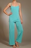 IMAGE OF Natori Aphrodite Solid Slinky Knit PJ with Shelf Bra (P76093)