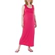 Liz Lange Sleeveless Scoop Neck Maxi - Cerise Queen