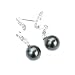 Boucles d'oreilles en Perles Naturelles & Zirconium