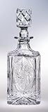 PINWHEEL COLLECTION 24% CRYSTAL 26 OZ.SQUARE DECANTER