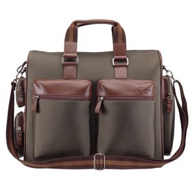 Slappa SL-LLP-103 Bally-Hide Laptop Bag Brown/Brown