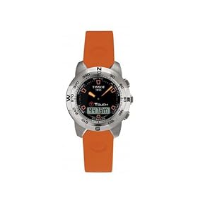 Click here to buy Tissot Mens T-Touch Titanium Watch #T33.7.598.59 by Tissot.