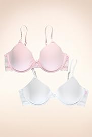 2 Pack Angel Lace Wing Underwired Teen Bras