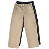 Classroom Little Girls School Uniform Khaki Pants Low Rise Girl 4-6X