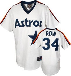 Houston Astros Nolan Ryan Replica Throwback Jersey - Large