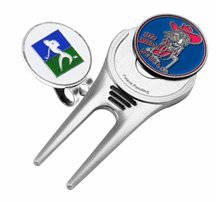 Mississippi Miss) Rebels Divot Tool Hat Clip With Golf Ball Marker Of 2)