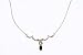 9ct White Gold Diamond and Sapphire Ladies Necklace