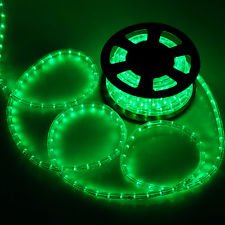 Green 150 Ft 110v Home LED Rope Light Christmas Lighting w/ Adapter Decorative Cuttable On Sale