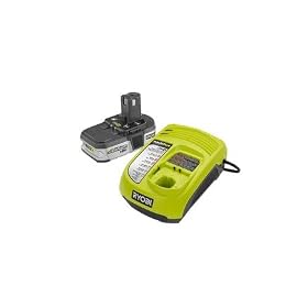 Ryobi P126 Li-Ion 18v Battery and IntelliPort Charger Kit by Ryobi