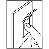 IMAGE OF ADHESIVE SAW TOOTH HANGER 4/PACK