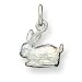 Sterling Silver Rabbit Charm with 20 inch Sterling Silver Chain