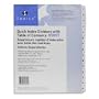 Sparco Quick Index Divider with Table Of Contents Page