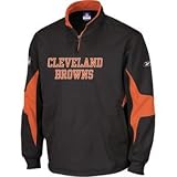Cleveland Browns 2008 Zip Coaches Crew Pullover - M