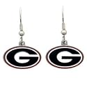 Georgia Bulldogs Dangle Earrings - NCAA College Athletics Fan Shop Sports Team Merchandise