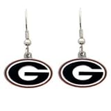 Georgia Bulldogs Dangle Earrings - NCAA College Athletics Fan Shop Sports Team Merchandise