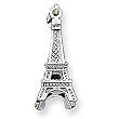 Sterling Silver Eiffel Tower Pendant