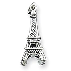 Sterling Silver Eiffel Tower Pendant