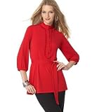 Style&co. Ruffle-Trim Tunic with Tie Belt