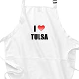 I Love Tulsa BBQ Apron