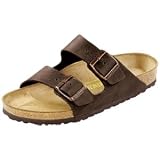 Birkenstock Arizona Antique Peat Leather Ladies Sandals by Birkenstock