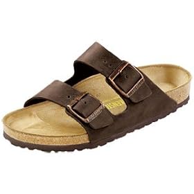 Birkenstock Arizona Antique Peat Nubuck Unisex Sandal by Womens Birkenstock Shoes