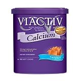 Viactiv Soft Calcium Chews, 500+D+K, Caramel, 90-Count Boxes (Pack of 2)