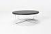 Furniture FX INCRRK Round Cross Table, Black